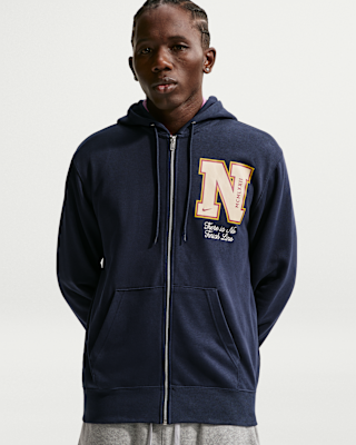 Nike Sportswear Club Men's French Terry Full-Zip Hoodie. Nike.com